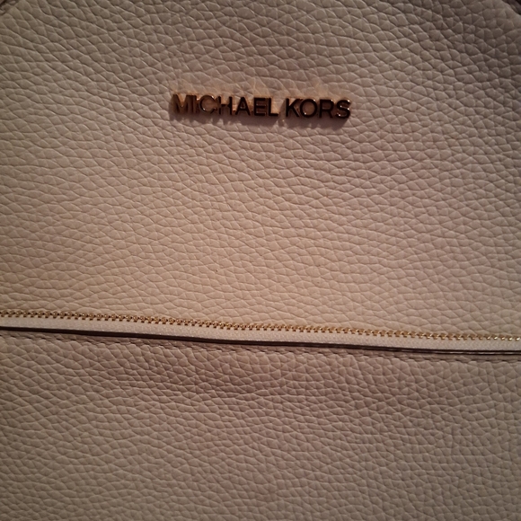 Michael Kors White Backpack